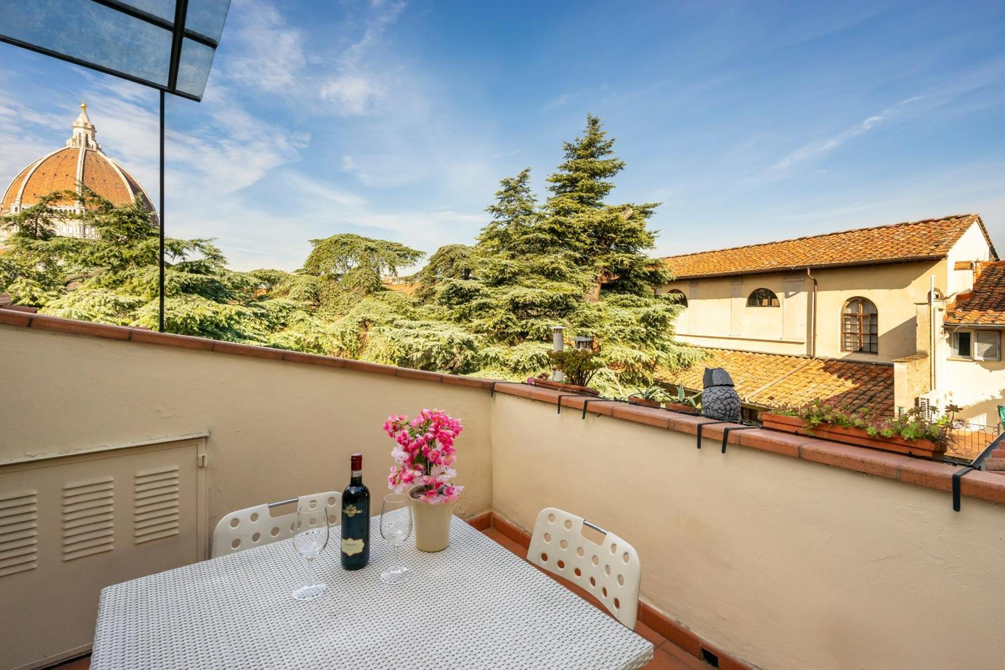 Penthouse Le Terrazze Duomo View Apartment Florenţa Exterior foto