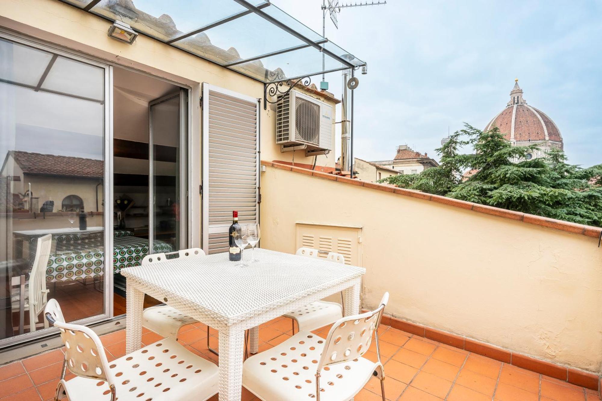 Penthouse Le Terrazze Duomo View Apartment Florenţa Exterior foto